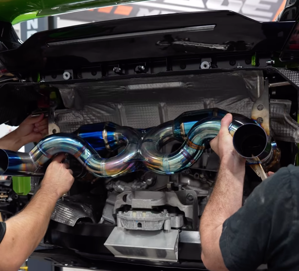 RYFT Exhaust Install on a Lamborghini Huracán Tecnica at Stage 4 Motorsports